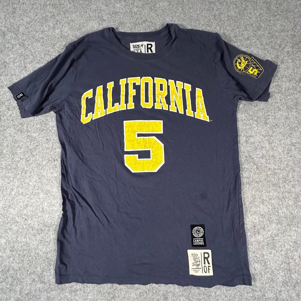 Roots of Fight California J. Kidd T-Shirt Size Medium Navy Mens Campus Legends